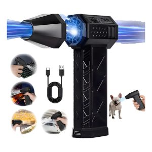 Soplador usb portátil 200w 130000rpm 5000mah 3 velocidades